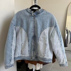 Vintage two tone denim bomber